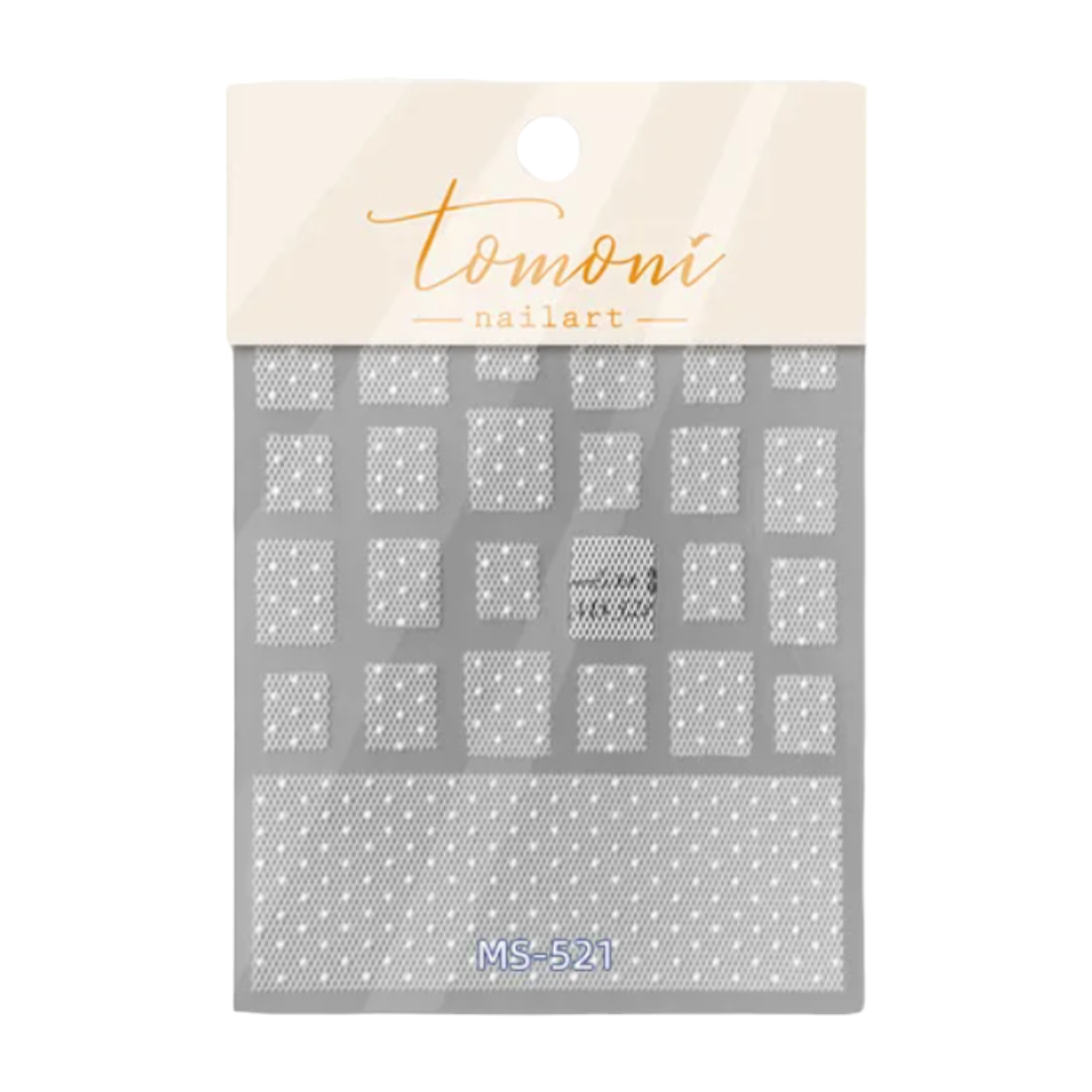 CNBS Fabric Pattern Design Nail Stickers, uv gel nails stickers