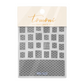 CNBS Fabric Pattern Design Nail Stickers, uv gel nails stickers