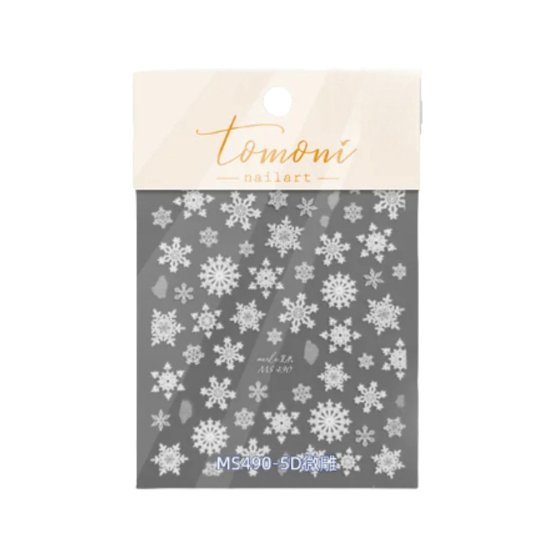 CNBS Nail Stickers, Decals for Nails Snowflakes