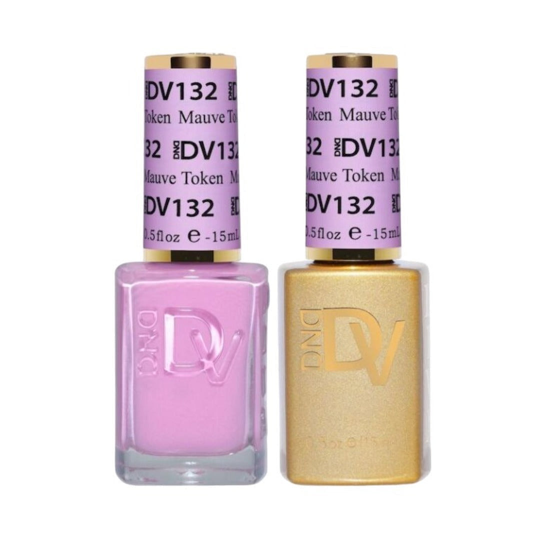 DND Diva Gel & Lacquer Duo - Mauve Token #132