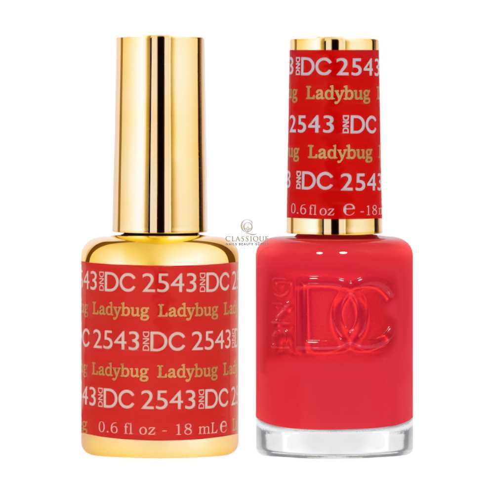 DND DC Gel & Lacquer Duo - Ladybug #2543
