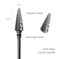 SP Nail Drill Bits - Large Rounded Cone Carbide 3/32 Silver