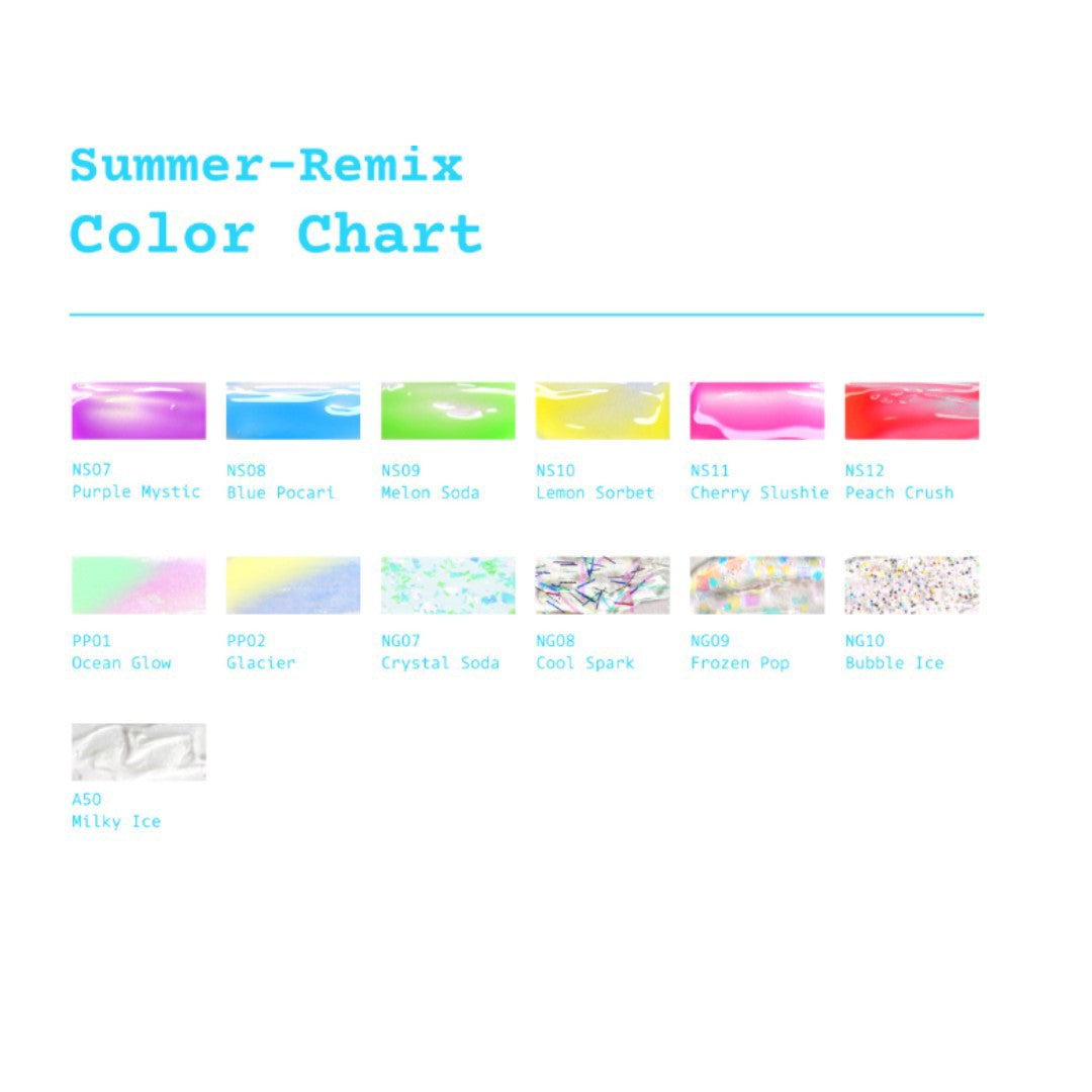 Bevlah Gel Polish (HEMA-Free) - Summer Remix Collection (13Pcs)