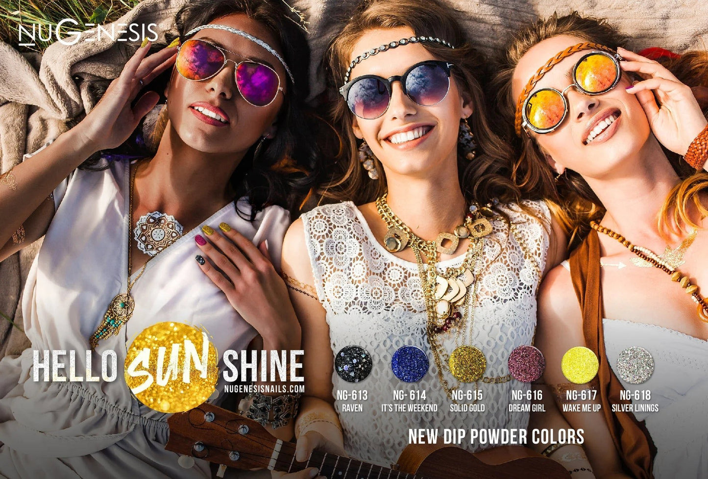 Nugenesis Dipping Powder 1.5oz - Hello Sunshine Summer 2022 Collection