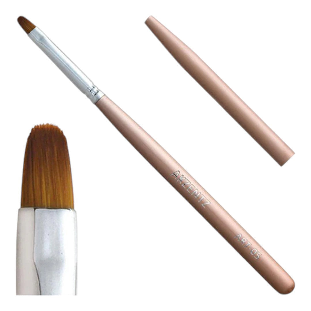 Akzéntz Gel Brush - Medium Oval #5