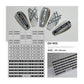 fingernail stickers, art nail stickers, CNBS Nail Stickers, Decals for Nails Fashion Brands