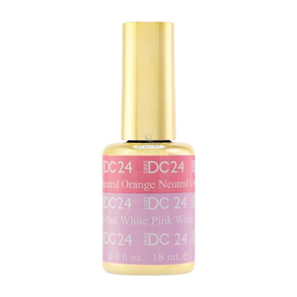 DND DC Mood Change Gel Polish - Neutral Orange White Pink #24