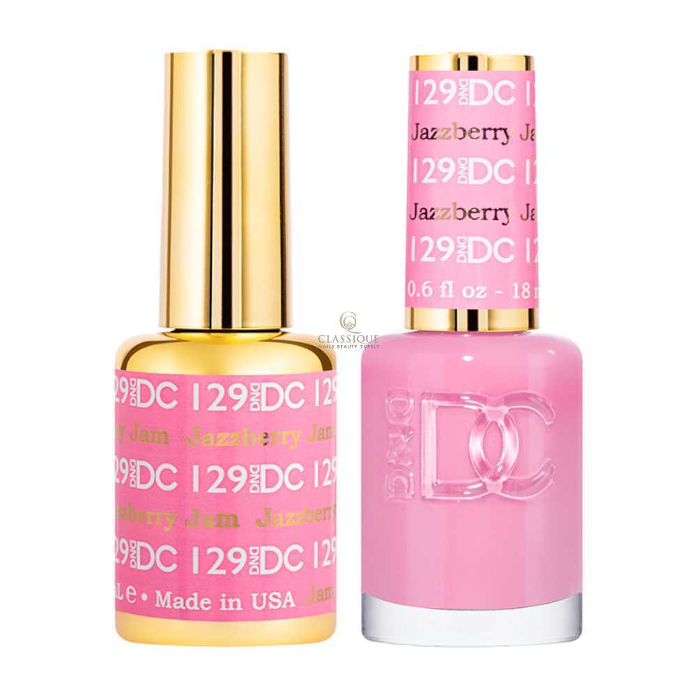 DND DC Gel & Lacquer Duo - Jazzberry Jam #129