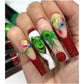 Nails By Dev Gel Polish Set - The Nail Tech Who Stole Christmas, nail art gems