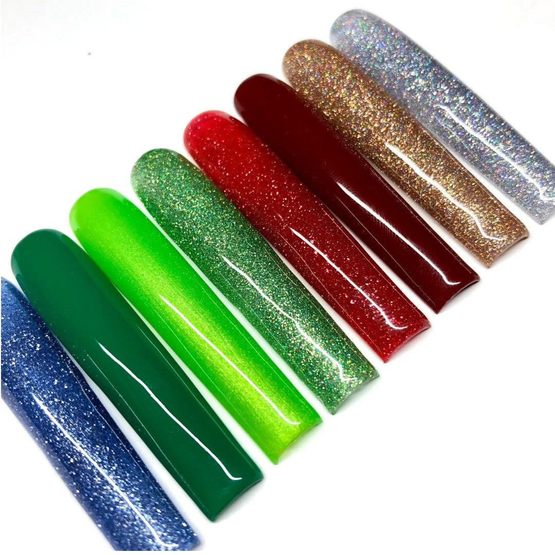 Nails By Dev Gel Polish Set - The Nail Tech Who Stole Christmas, art nail stickers