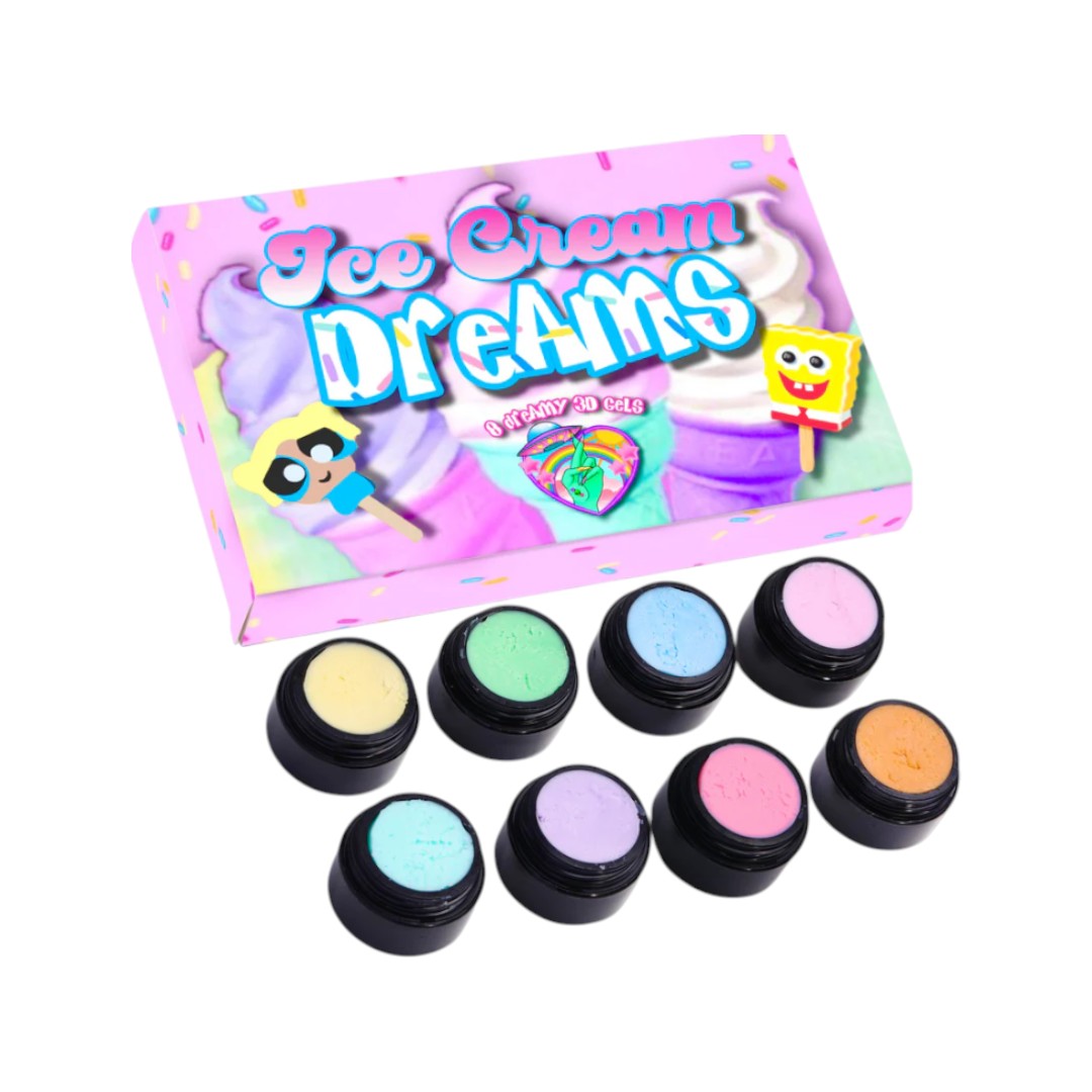 Nailz By Dev Pastel Trippy 3D Sculpting Gel 5mL - Berry Snow Cone