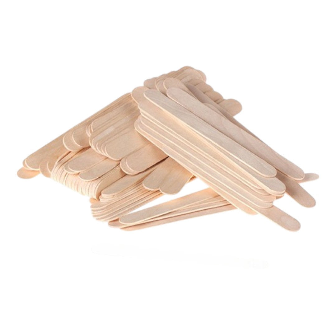 Sharonelle Wooden Wax Sticks - Adult Spatula (Box Of 500)