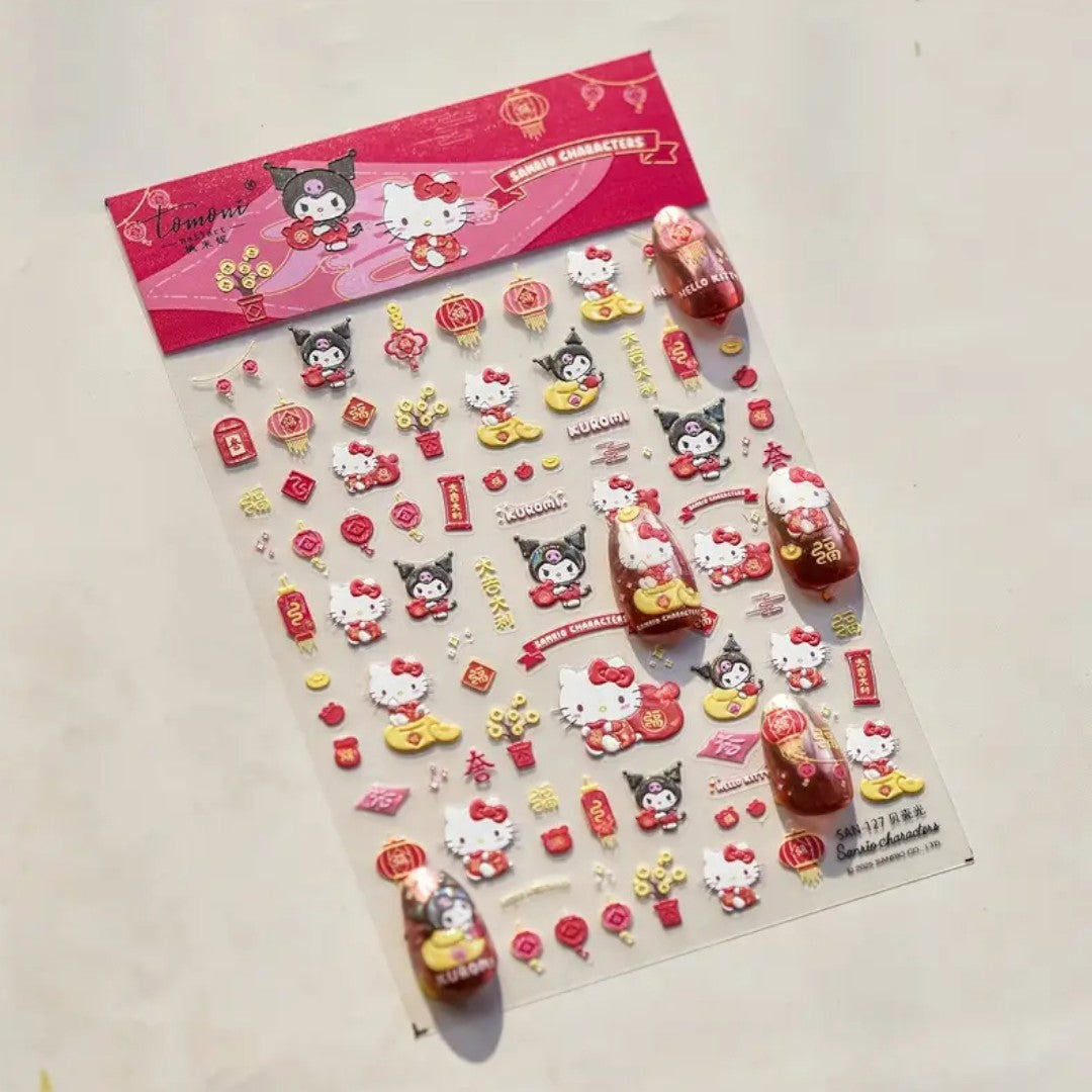CNBS Nail Sticker - Lunar New Year x Sanrio Characters