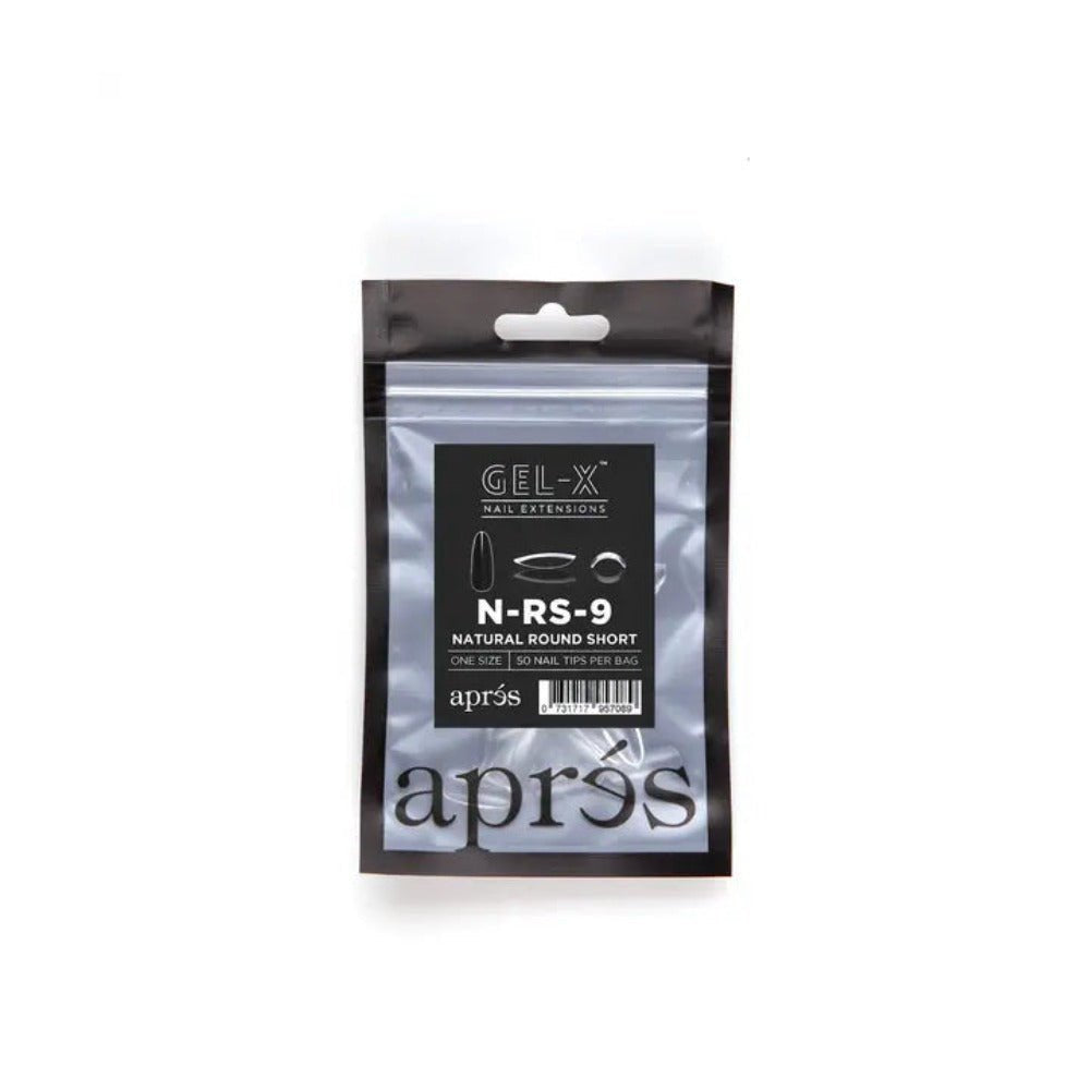 Apres Gel-X Refill Tips - Natural Stiletto Short (50Pcs)