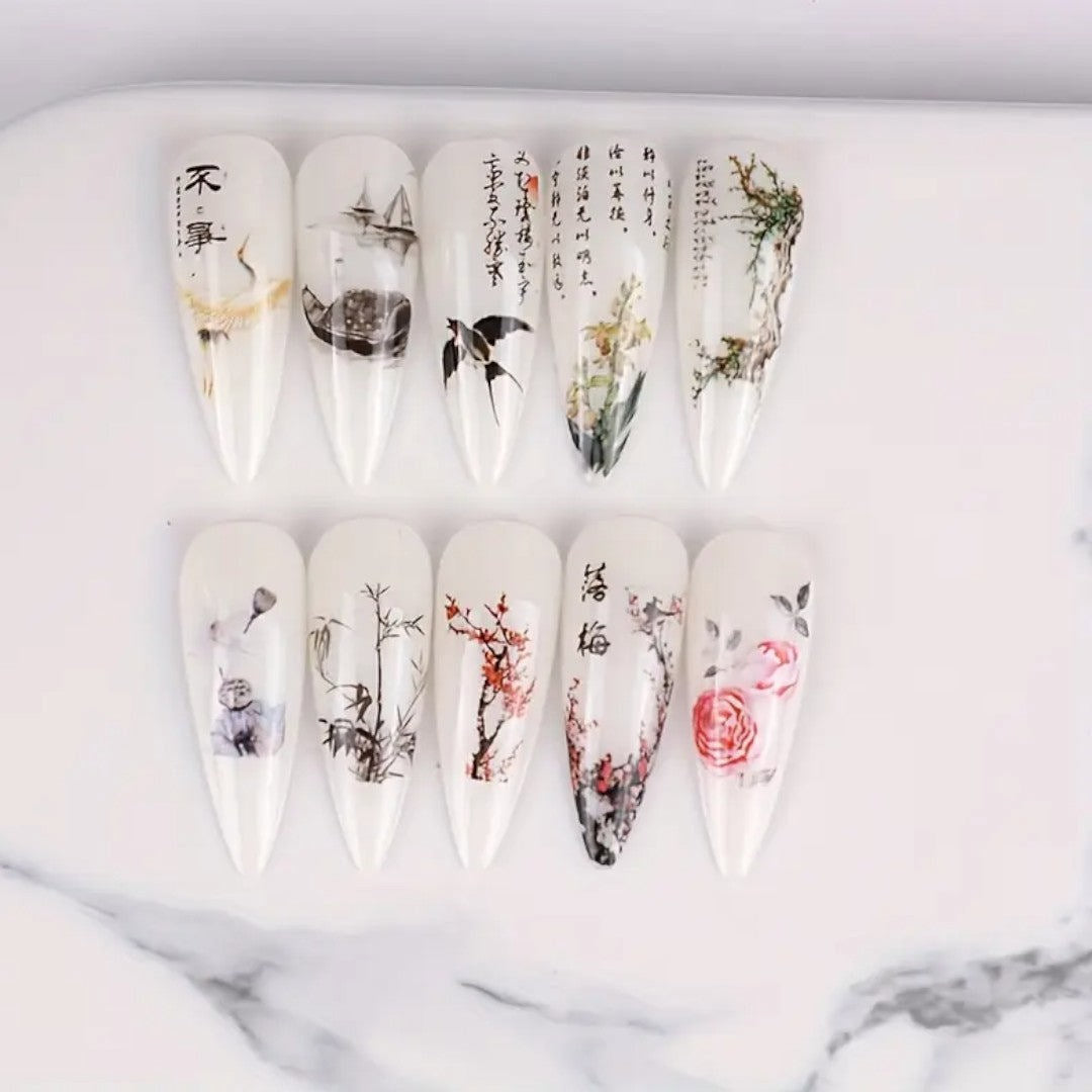CNBS Nail Art Transfer Foil - Oriental Charm