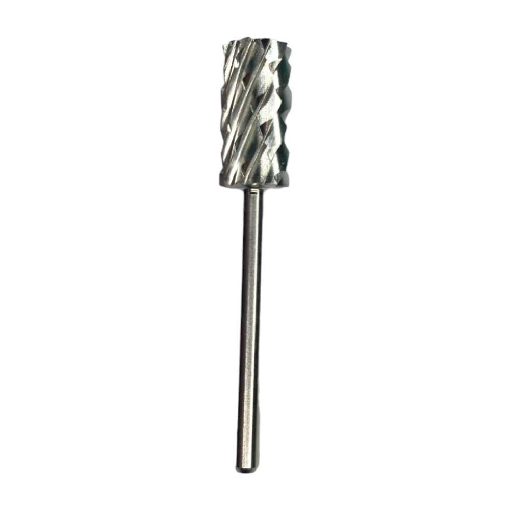 SP Nail Drill Bits - Large Barrel Carbide H5X Quintuple Extra Coarse Grit 3/32 Silver