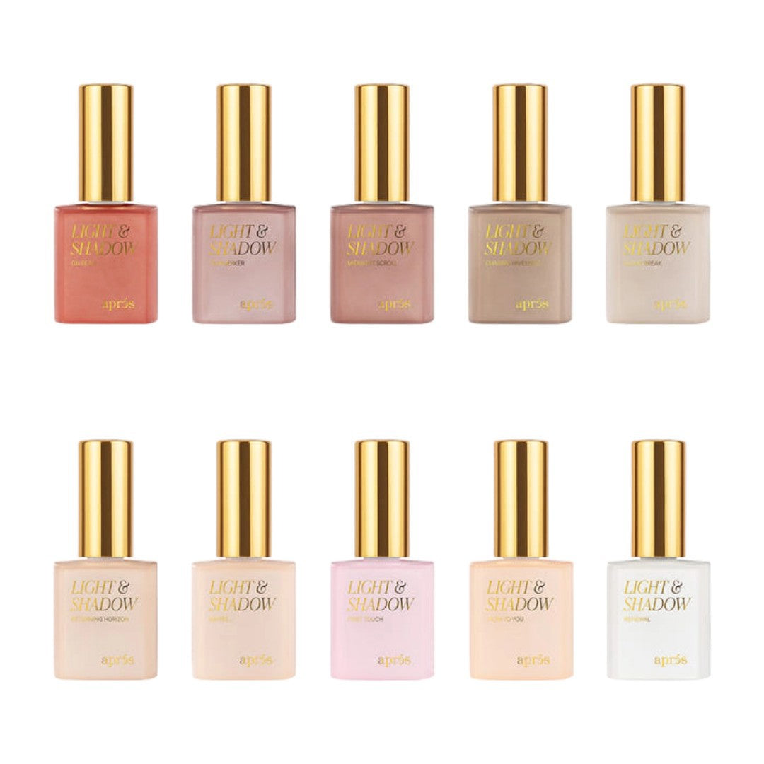 Apres Gel Couleur - Light & Shadow Sheer Collection - Winter 10Pcs