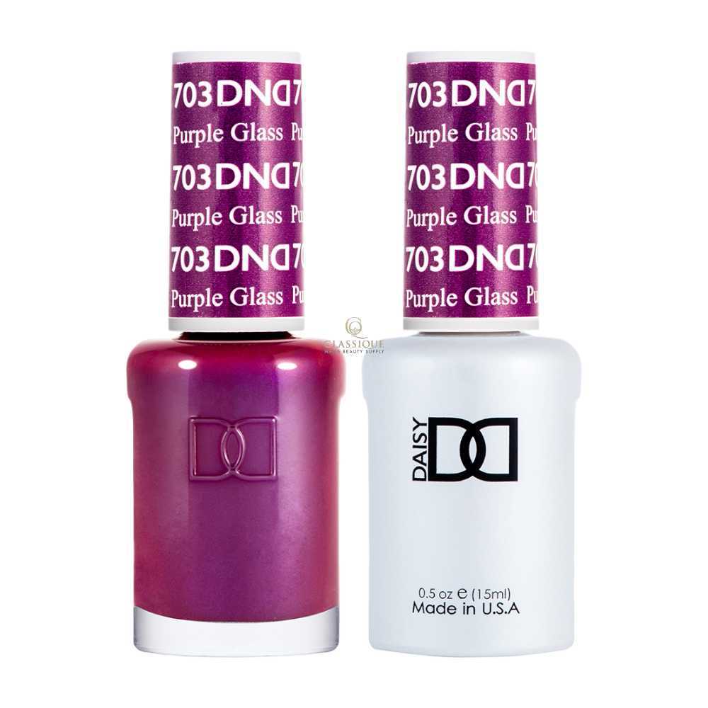 DND Gel & Lacquer Duo - Purple Glass #703