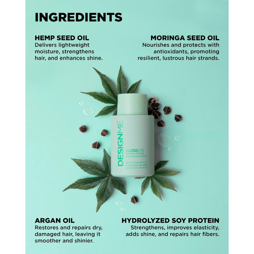 DESIGNME Gloss.Me Hydrating Shampoo - 1L