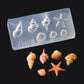 CNBS 3D Silicone Mould - Mixed Seashell Designs