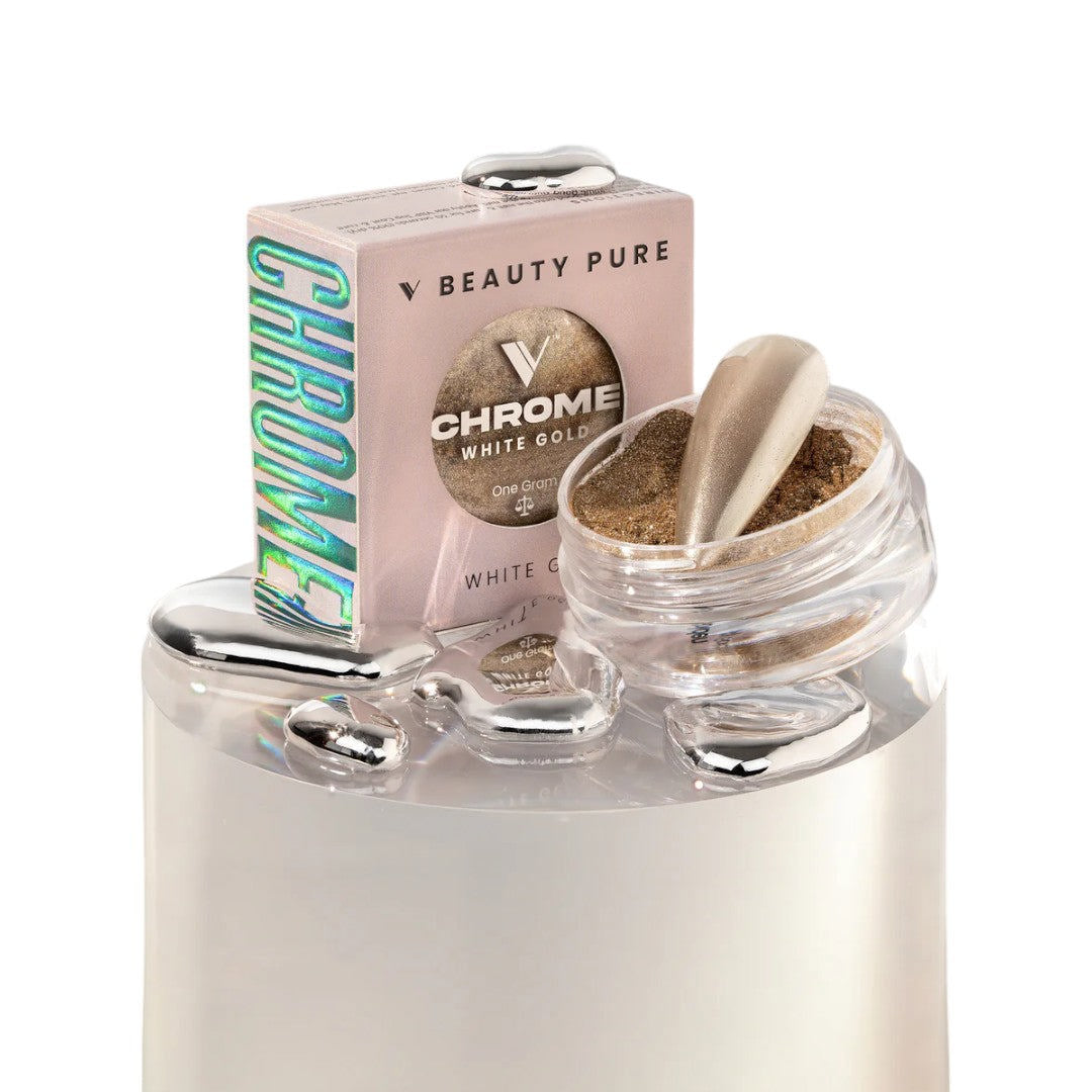 V Beauty Pure Chrome Powder - White Gold