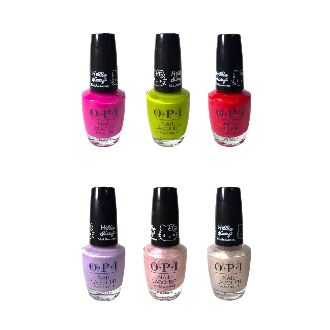 OPI Nail Lacquer Set Hello Kitty 50th Anniversary Collection, nail lacquer set​, opi nail lacquer set​