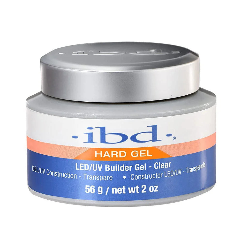 Ibd LED/UV Clear Builder Gel 2Oz #61178