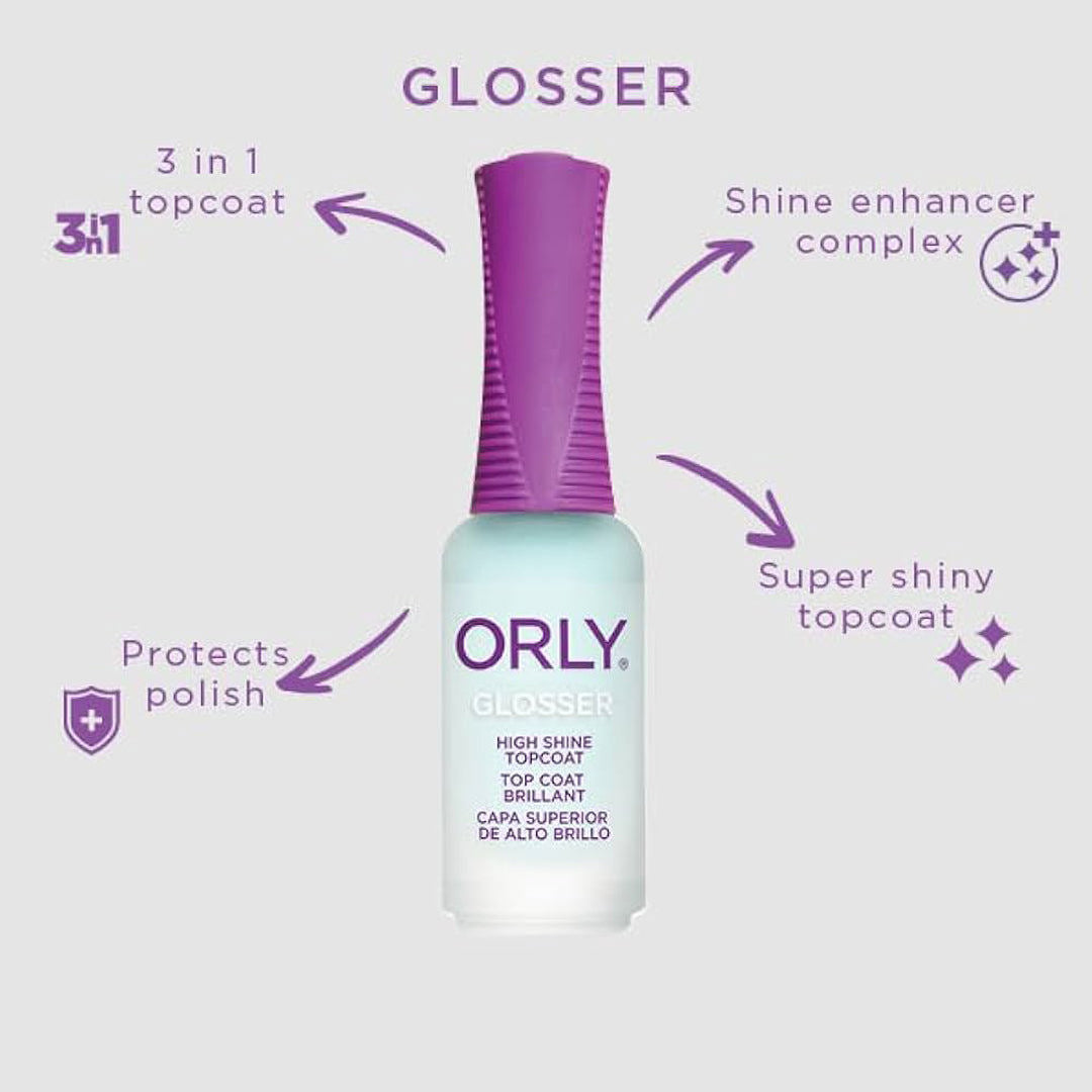 Orly - Glosser Top Coat 0.3oz #24212