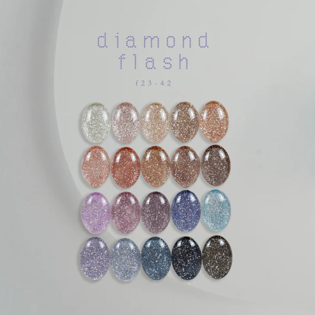 énoi Glitter Gel Polish, Japanese Gel - Diamond Flash F23