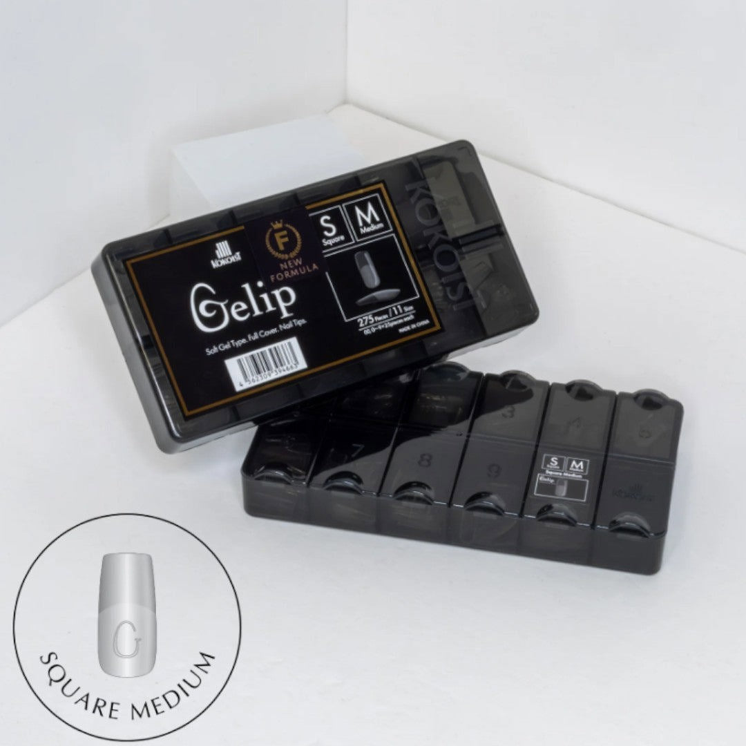 Kokoist Gelip Nail Tips Box - Square Medium (275pcs)