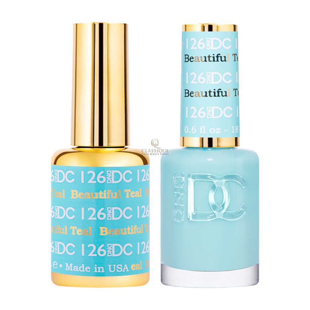 DND DC Gel & Lacquer Duo - Beautiful Teal #126
