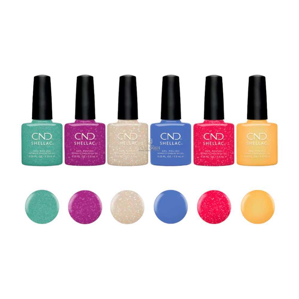 CND Shellac 0.25oz Bizarre Beauty Collection 6pcs