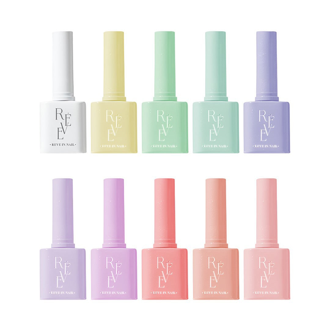 Reve In Nail Glitter Gel Polish - Glowish Collection #RG21-30 (10pcs)