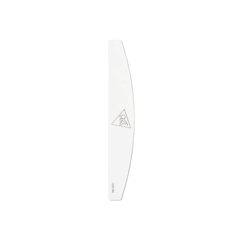 The Gelbottle Nail Files - Half Moon 120/180 Grit (1Pc)