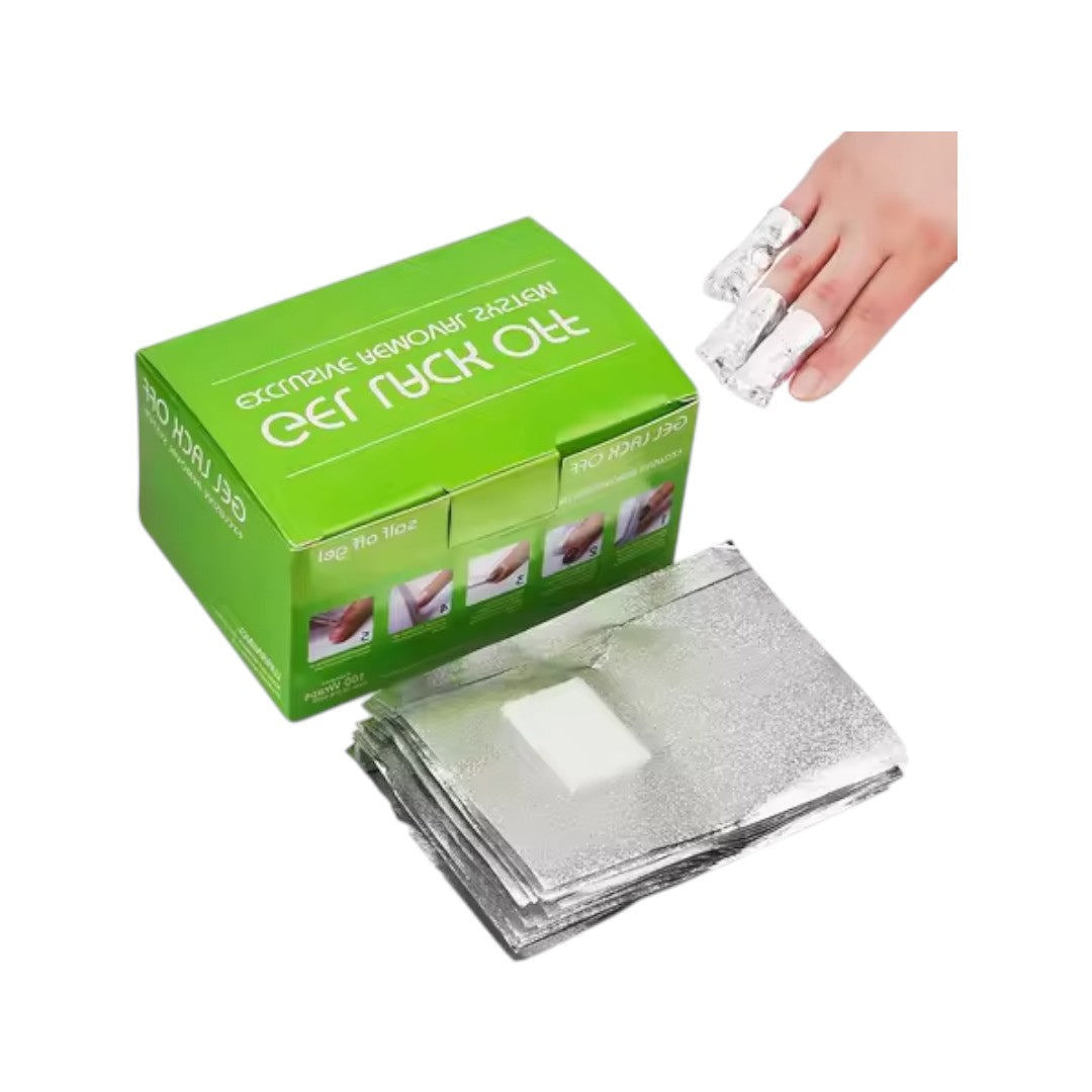 CNBS Gel Removal Foil Wraps (Box Of 100)