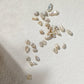 CNBS Nail Charms - White Crystal Clusters 10pcs