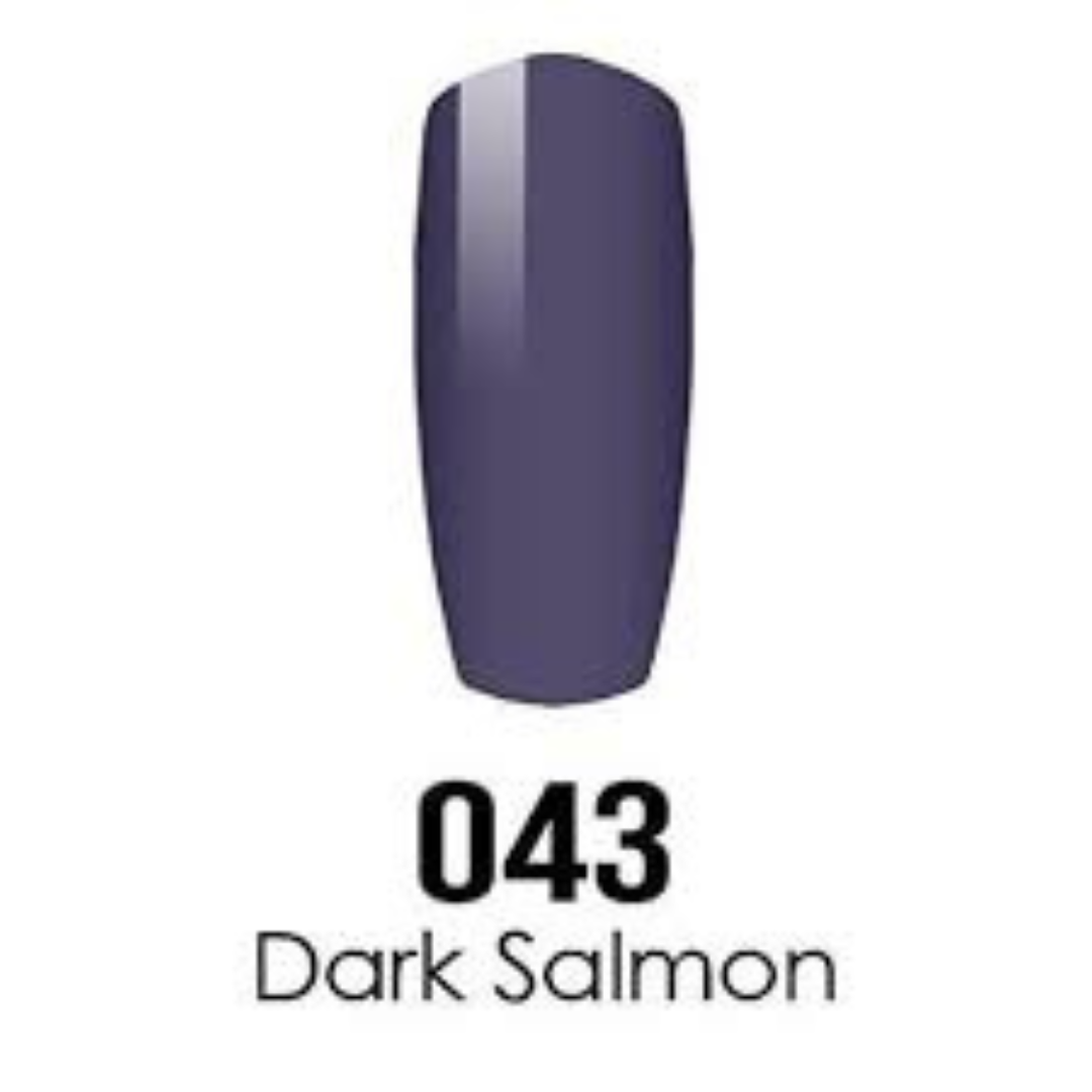 DND DC Gel & Lacquer Duo - Dark Salmon #043