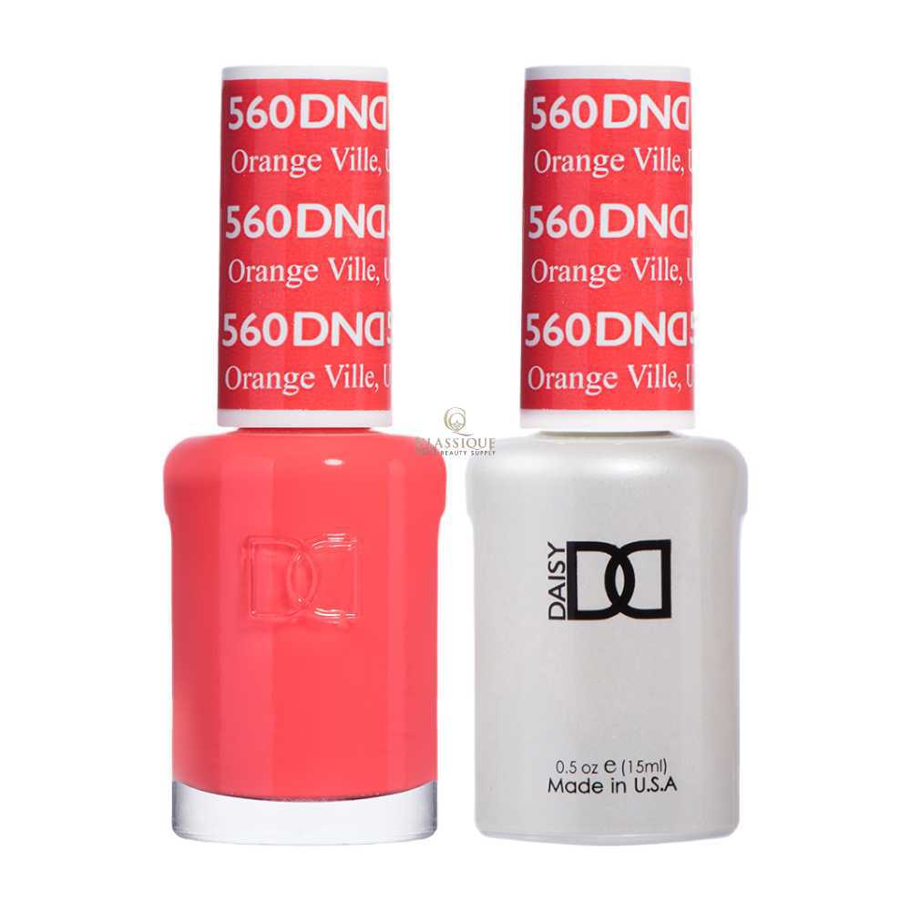 DND Gel & Lacquer Duo - Orange Ville #560
