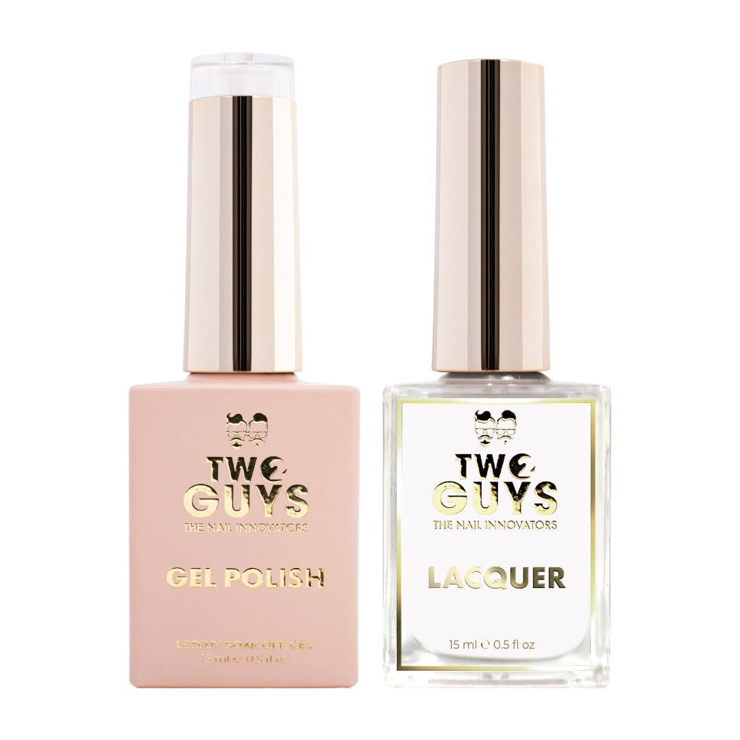 2Guys Gel & Lacquer Duo #A144 I'm So Amazing (Sheer White)