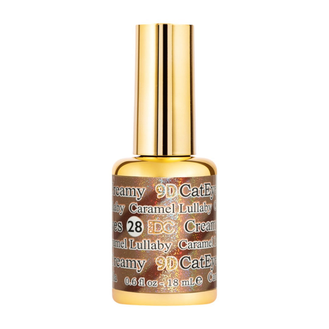 DND DC 9D Cat Eye Gel Polish - Caramel Lullaby #28