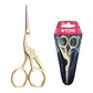 Berkeley Extra-Long Stork Scissors - Gold #SC867GD