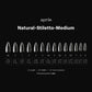 Apres Gel-X Mini Tips Box 2.0 - Natural Stiletto Medium (280Pcs)