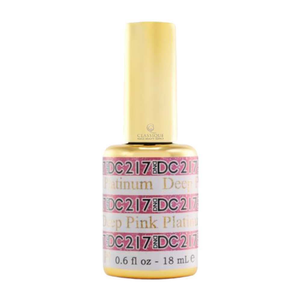 DND DC Platinum Gel Polish - Deep Pink #217