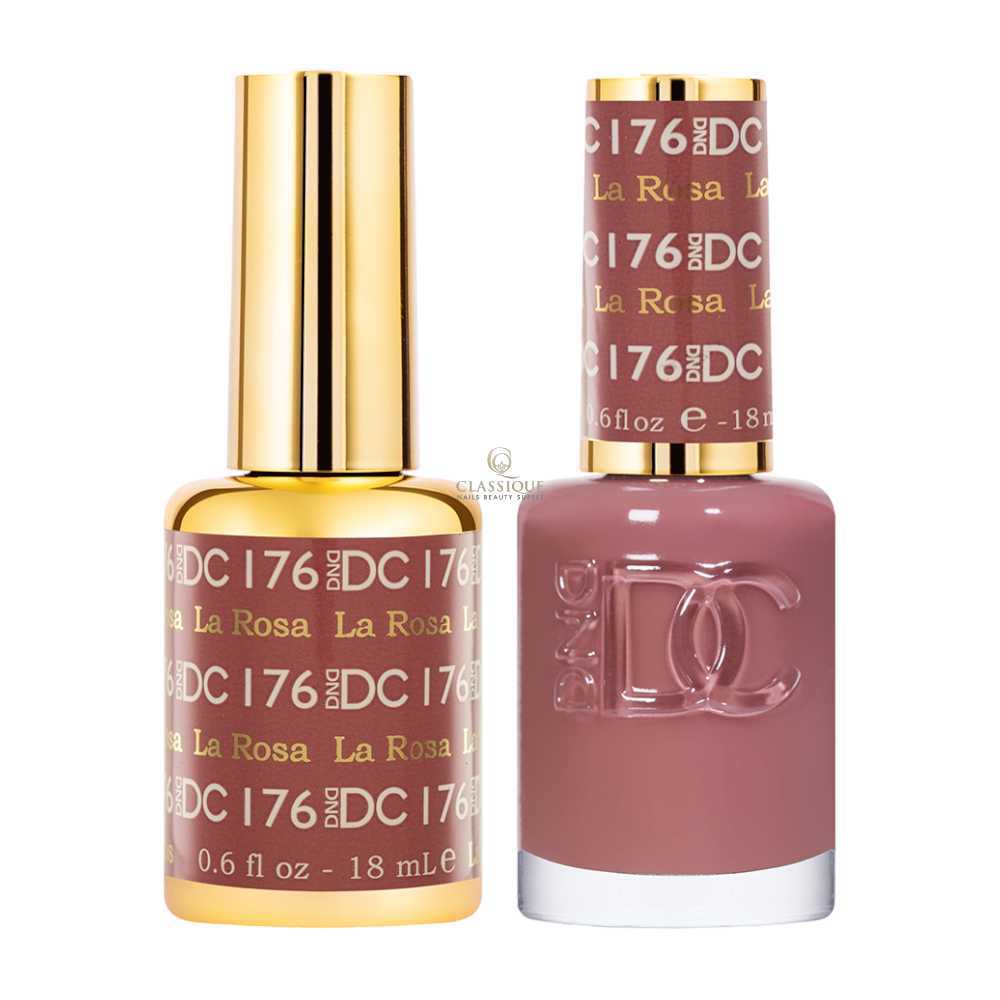 DND DC Gel & Lacquer Duo - La Rosa #176