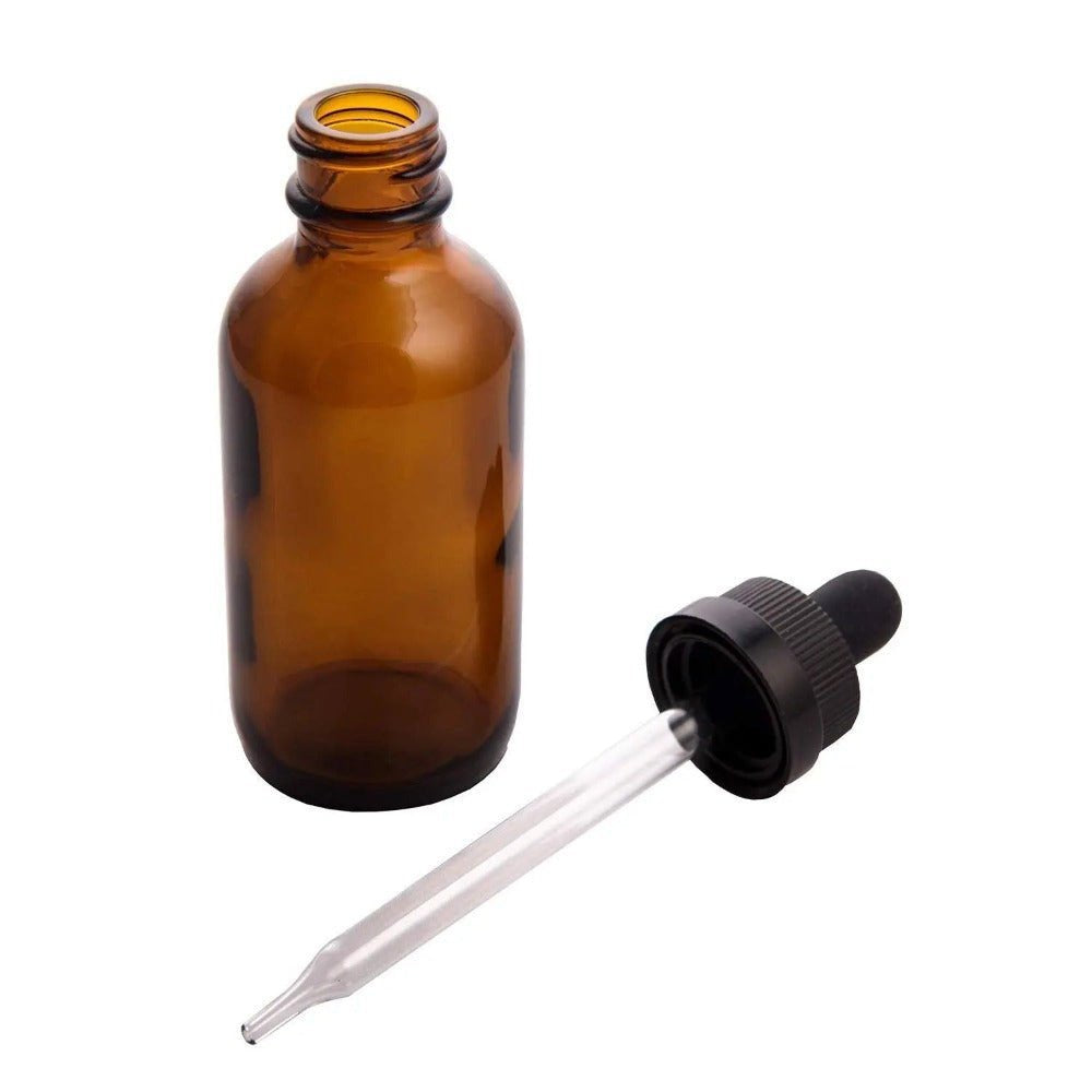 Brown Empty Bottle W/ Dropper 2Oz