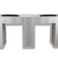 Fiori Omni Double Nail Table w/ Air Vent (Call to Order)