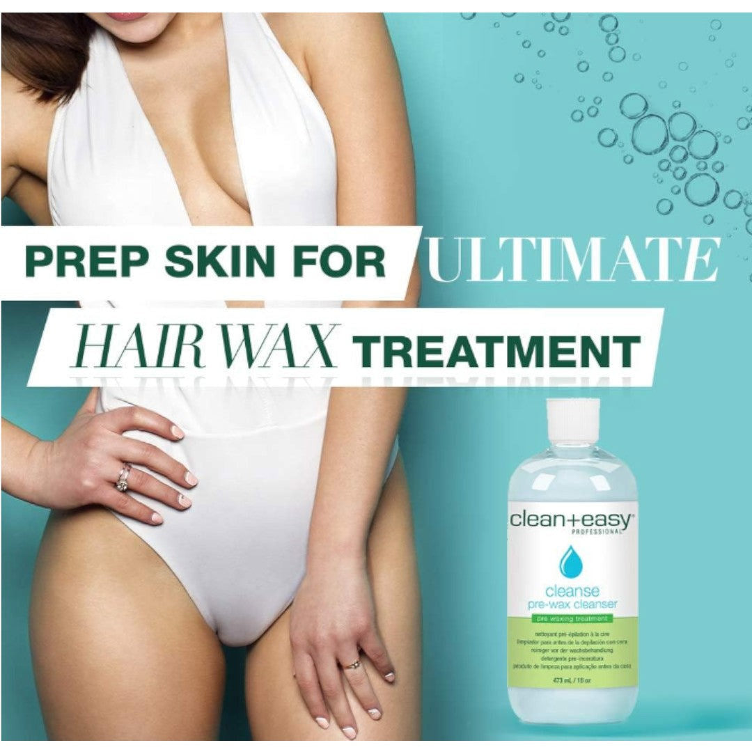 clean+easy "Cleanse" Pre Wax Antiseptic Cleanser 16oz #43603