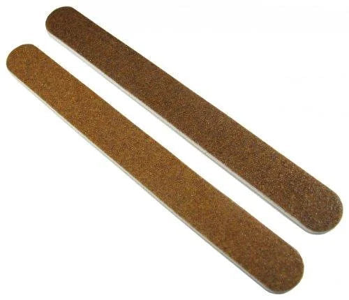 RED Nail Files - Brown 80/80 Grit (Pack Of 50)
