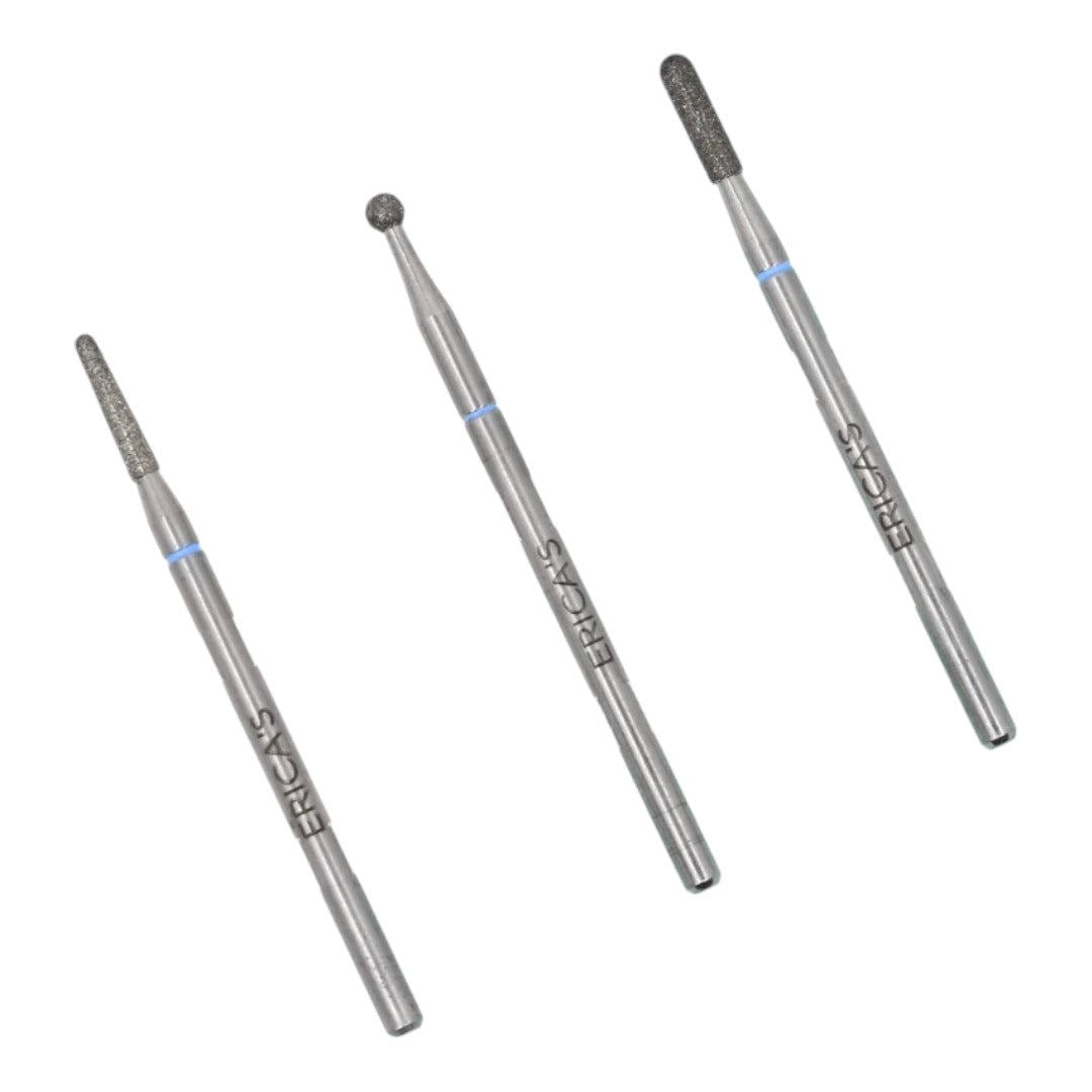 Erica's ATA Nail Drill Bits - Classic Dry Manicure Kit 3/32 (3pcs)
