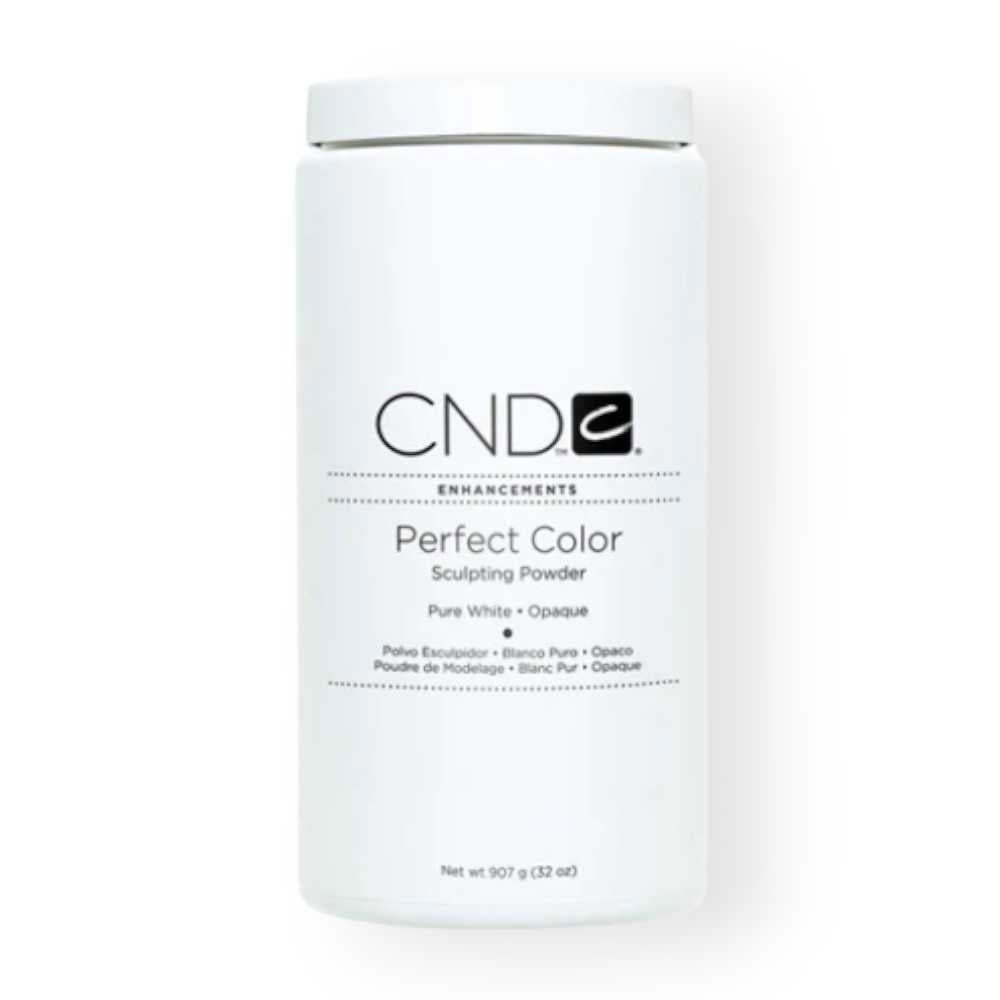 CND Perfect Colour Powder 32Oz - Pure White Opaque